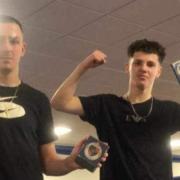 BROTHERS: Tyler Bryce and Jayden Bryce came out on top in their bouts at the boxing show
