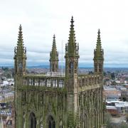 The tower at Worcester Cathedral is back open