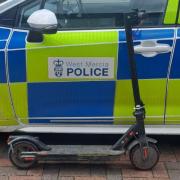 The Pershore e-scooter was seized.