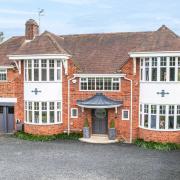 Inside the million pound house for sale in Worcester.