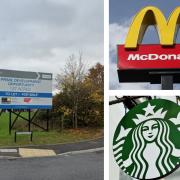 Plans for a McDonalds and a Starbucks off the A4440 have been revealed