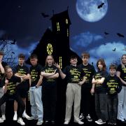 The principal cast of Worcester Operatic and Dramatic Society’s Youth Section’s The Addams Family