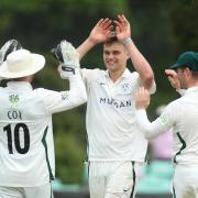 Worcestershire's Ben Gibbon claimed two important wickets as the sides fought out a draw