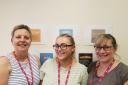 STAFF: Diane Hughes lead employment co-ordinator, Charlotte Mitchell supported internship tutor and Helena Darby learning framework practice adviser