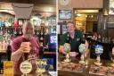 REACTION: Matt Williams, landlord of the Old Bush in Callow End (left), and Fred Jones, landlord of the Imperial Tavern in Worcester