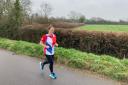 Jane Gordijn training for next month's London Marathon