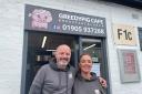 FAMILY: Martyn Dorr and wife Teresa Dorr want more people to enjoy the freshly made food at the Greedypig cafe in Blackpole Trading Estate East