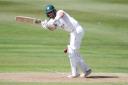 Jake Libby, pictured, supplemented the efforts of Worcestershire team-mate Kashif Ali