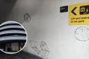 A graffiti tile painted in the NCP car park in Worcester was recently removed without trace