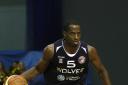 CHAVIS HOLMES: Completed a fine performance for the Wolves against Plymouth Raiders.