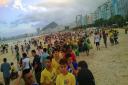 MOOD LIGHTENS: Brazil's win in the opening game over Croatia has lifted the atmosphere in Rio