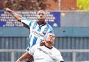 WAYNE DANIEL: Stepped in for the injured Mark Clyde against AFC Telford.