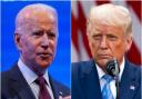 ELECTION: Joe Biden and Donald Trump Picture: PA