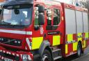 Fire in Ledbury (stock image)