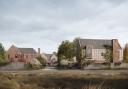 HOMES: An artist's impression of the Lockley Homes development in Callow End viewed from Upton Road