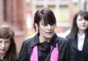 EVIDENCE: Gabby Grady's mum, Kim Smith, arrives at Birmingham Crown Court