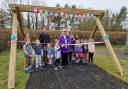 A new swing set has been installed in Upton Snodsbury