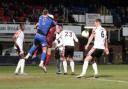 Callum Roberts’ corner deflected off Paul Downing as Scunthorpe beat Hereford 5-1