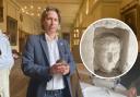 HERITAGE: Daniel Daniels, chairman of the Battle of Worcester Society, believes access to the death mask (inset) of William Guise should be kept in mind given his place in Worcester's Civil War story