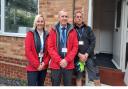 We could see its potential: Kaye Mason, assistant head teacher (left), Greg McClarey, head teacher (middle), Rich Workman, site manager (right)
