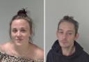 CRIMEWAVE: Natalie Cull and Mark Spragg have been partners in crime and must not enter any shop together as part of their criminal behaviour orders (CBOs)