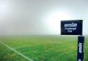 GAME ON: The misty scene in Italy where Worcester Warriors won on Saturday.