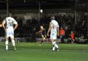 ON THE MARK: Chris Pennell kicked 17 points for Worcester Warriors in their narrow 23-22 defeat to Leicester Tigers.