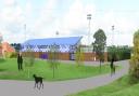 POLITICAL ISSUE: How a new stadium for Worcester City at Perdiswell could look.