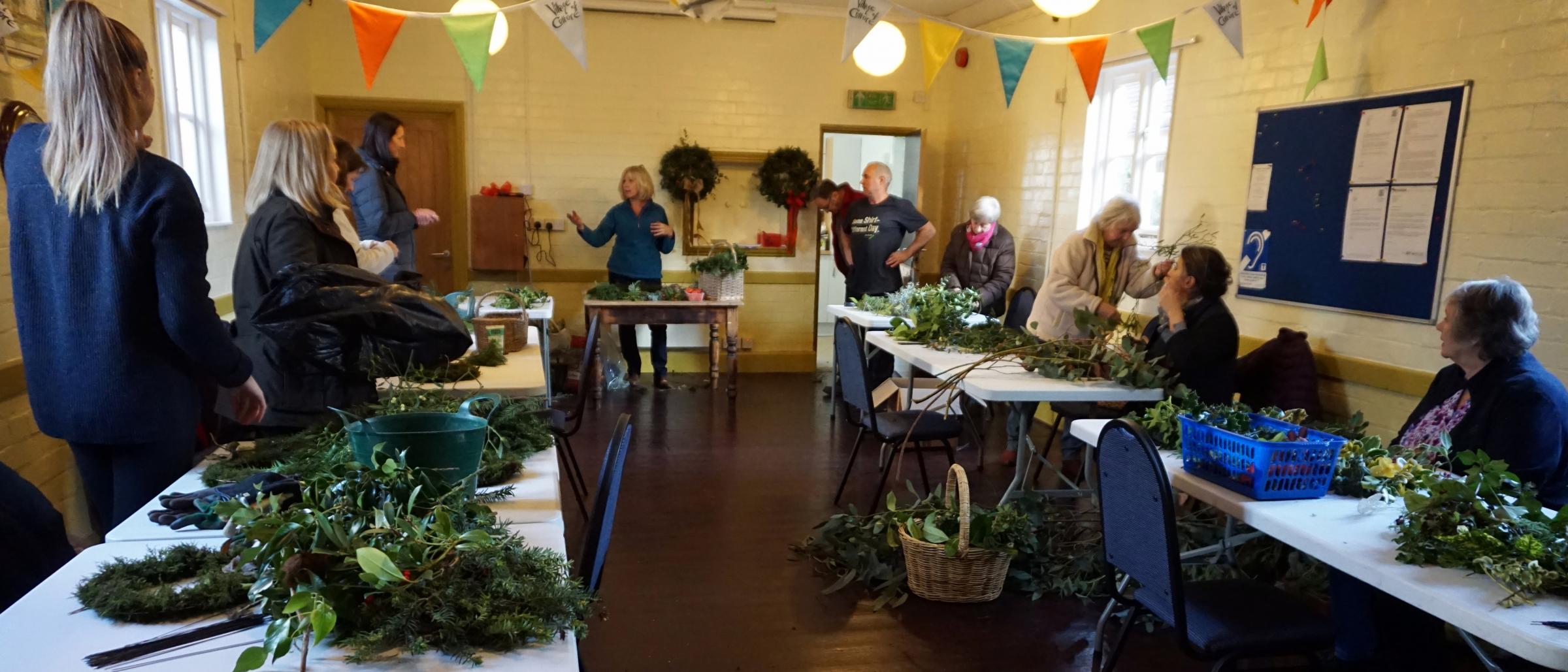 Wreath making: Crafts at Christmas