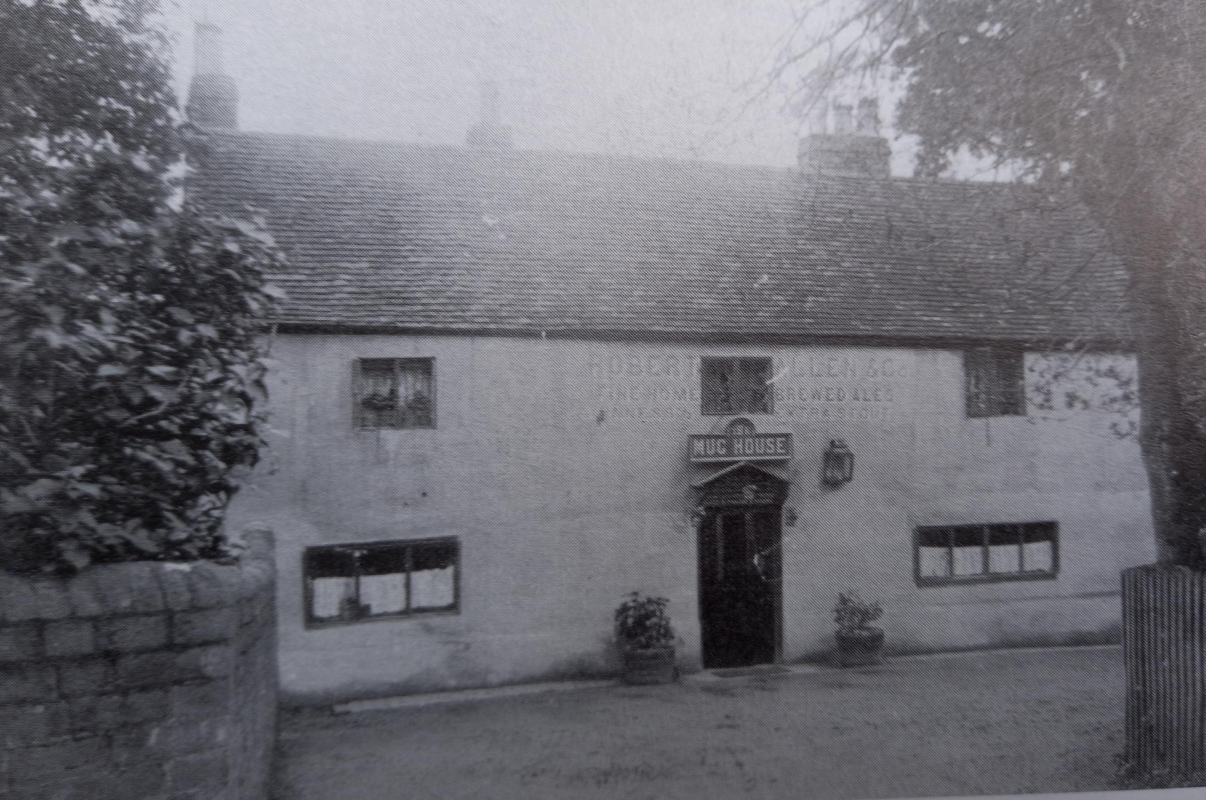 The Mug House at Claines pictured during the tenure of licensee Albert Beck, sometime between 1905 and 1911. Photo courtesy Friends of Claines Church