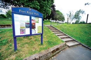 CASH INJECTION: Fort Royal Park which has huge historical significance.