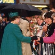 In 1989 Her Majesty the Queen Elizabeth II visited Worcester. Welcoming crowds lined the street as she arrived on the royal train.