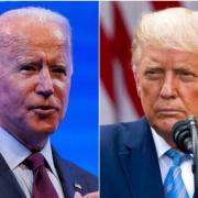 ELECTION: Joe Biden and Donald Trump Picture: PA