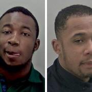 JAILED: L-R are Jamani Mcooty and Lekarri Moses. Photos: West Mercia Police
