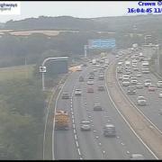 DELAYS:  CCTV images from the M5