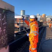 CLEAN UP: Graffiti is being targeted by Network Rail