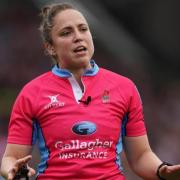 TRAILBLAZER: Rugby referee Sara Cox. Pic: PA.