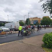 RIDERS: Cyclists in the Worcester Critical Mass protest