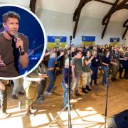Voices Unlimited have performed a power James Blunt song for charity.