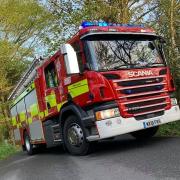 A crew from Worcester dealt with a fire in the open incident on Sunday, May 19 in Buckle Wood