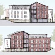 PLAN: An artist's impression of the proposed student accommodation block in Henwick Road