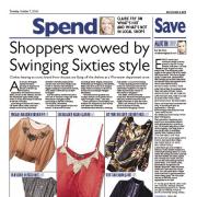 Shoppers wowed by Swinging Sixties style