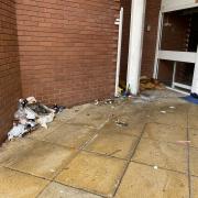 Rubbish dumped in St John's