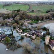 FLOODED: Severn Stoke has a long history of being submerged in water.