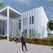 DELAYED: An artist's impression of the new secondary school coming to Newtown Road