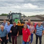 TRACTOR: The epic tractor convoy for Len's Light stopped in Worcester
