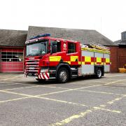 RESPONSE: A crew from Droitwich Fire Station was on the scene of the fire on the A442 Kidderminster Road in Droitwich