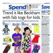 Trend it like Beckham with fab togs for kids
