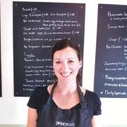 Faye Hanks, co-owner of the Priory Café near Bromsgrove, is keen to give a head start to someone.