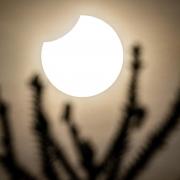 ECLIPSE: A partial eclipse will be visible this weekend.